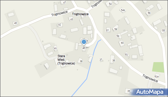 Trątnowice, Trątnowice, 40, mapa Trątnowice