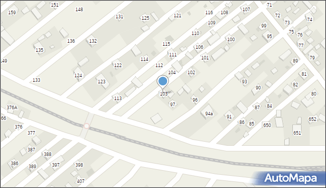 Trawniki, Trawniki, 103, mapa Trawniki