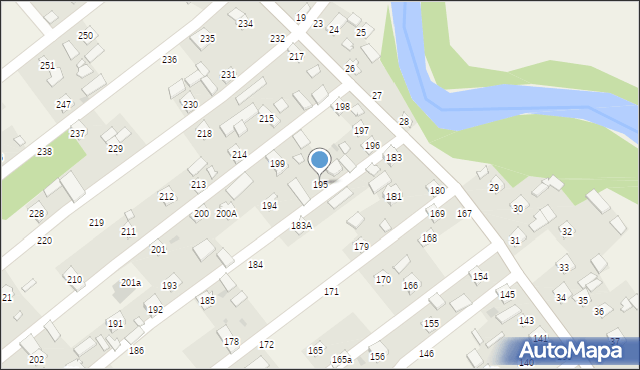 Trawniki, Trawniki, 195, mapa Trawniki