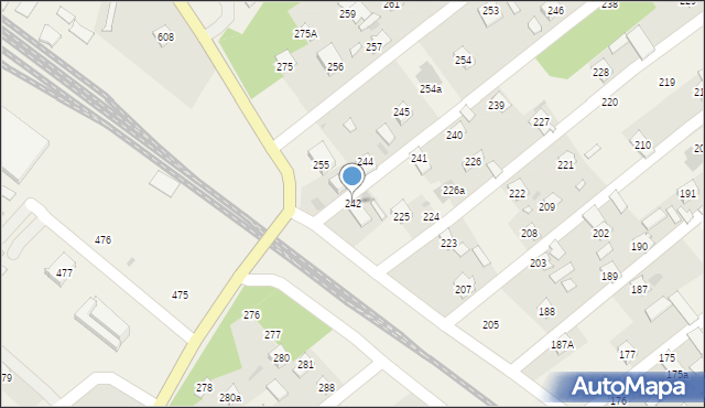 Trawniki, Trawniki, 242, mapa Trawniki