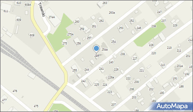 Trawniki, Trawniki, 245, mapa Trawniki