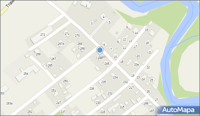 Trawniki, Trawniki, 249, mapa Trawniki