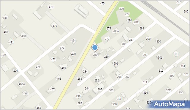 Trawniki, Trawniki, 282, mapa Trawniki