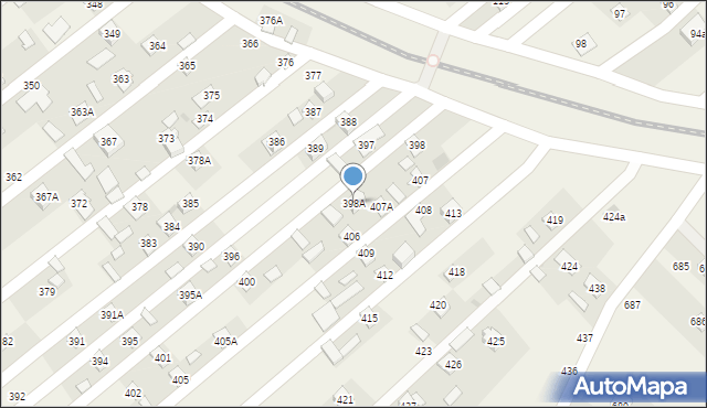 Trawniki, Trawniki, 398A, mapa Trawniki