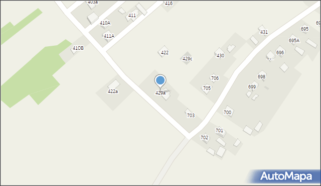 Trawniki, Trawniki, 429a, mapa Trawniki