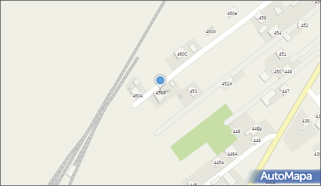 Trawniki, Trawniki, 459A, mapa Trawniki