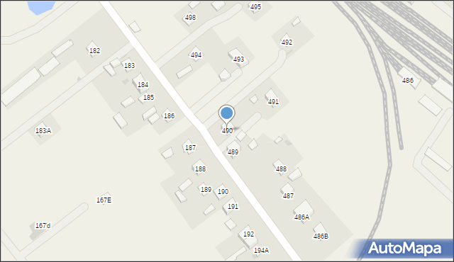 Trawniki, Trawniki, 490, mapa Trawniki