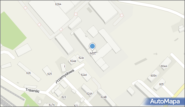 Trawniki, Trawniki, 642C, mapa Trawniki