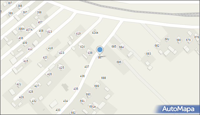 Trawniki, Trawniki, 687, mapa Trawniki