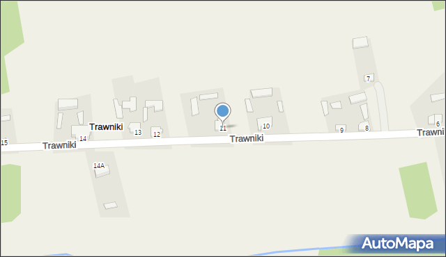 Trawniki, Trawniki, 11, mapa Trawniki