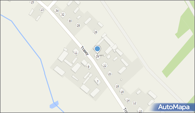 Trawy, Trawy, 24, mapa Trawy