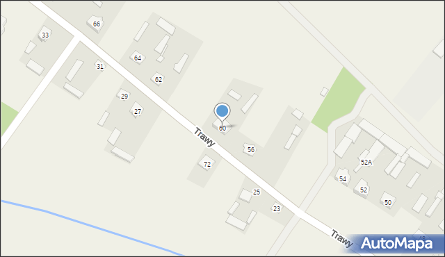 Trawy, Trawy, 60, mapa Trawy