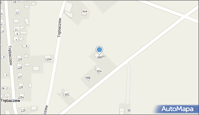 Trębaczew, Trębaczew, 94b, mapa Trębaczew