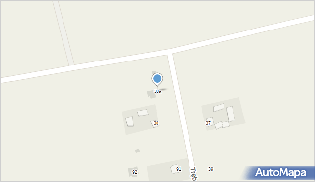 Trębaczów, Trębaczów, 38a, mapa Trębaczów