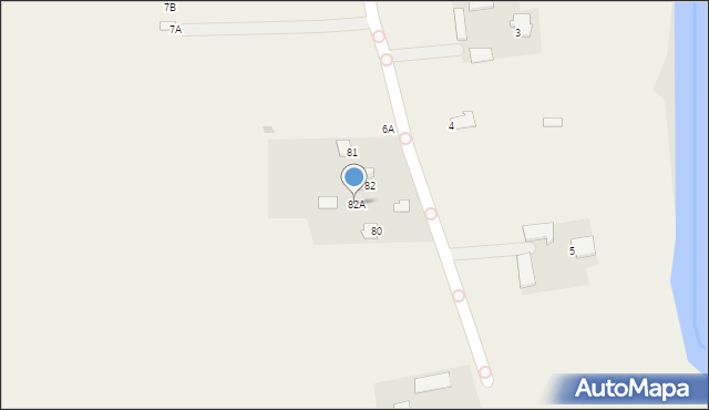 Trębaczów, Trębaczów, 82A, mapa Trębaczów