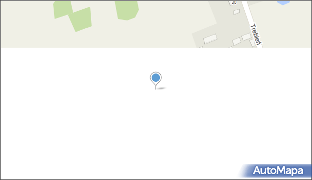 Trebień, Trebień, 42, mapa Trebień