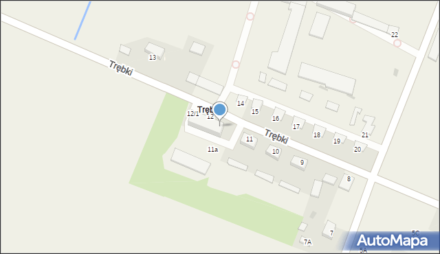 Trębki, Trębki, 12/16, mapa Trębki