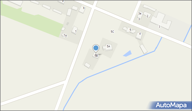 Trębki, Trębki, 5B, mapa Trębki