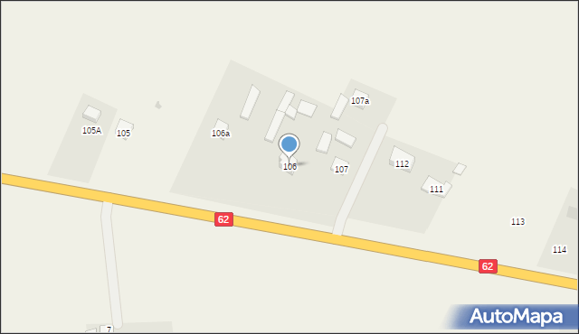 Trębki Nowe, Trębki Nowe, 106, mapa Trębki Nowe