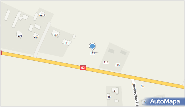 Trębki Nowe, Trębki Nowe, 113, mapa Trębki Nowe