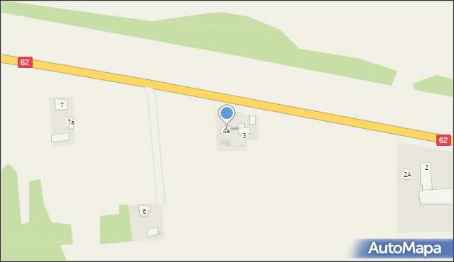 Trębki Stare, Trębki Stare, 4a, mapa Trębki Stare