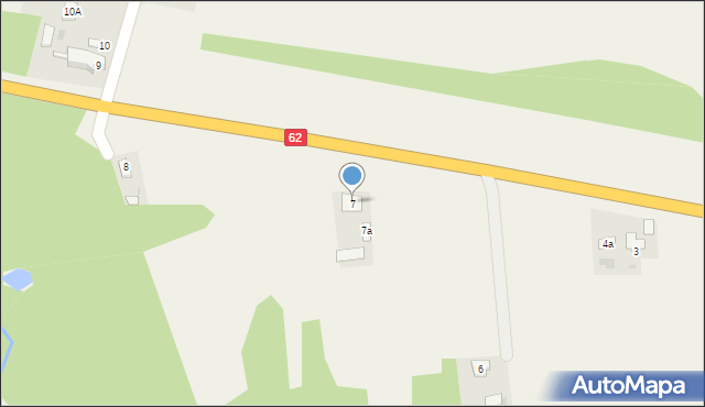 Trębki Stare, Trębki Stare, 7, mapa Trębki Stare