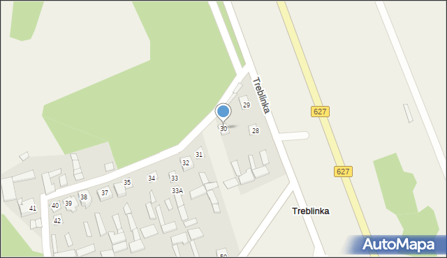 Treblinka, Treblinka, 30, mapa Treblinka
