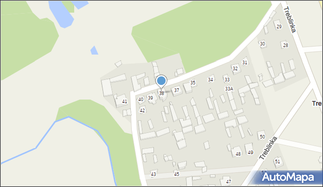 Treblinka, Treblinka, 38, mapa Treblinka