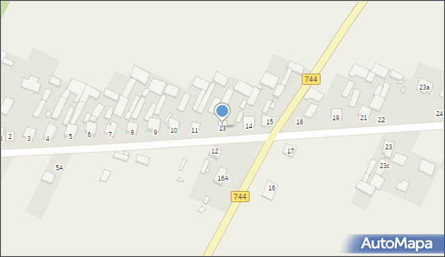 Trębowiec Duży, Trębowiec Duży, 13, mapa Trębowiec Duży