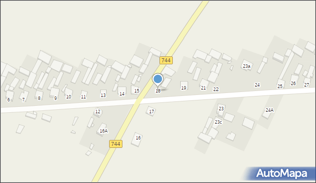 Trębowiec Duży, Trębowiec Duży, 18, mapa Trębowiec Duży