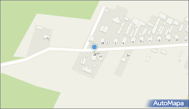 Trębowiec Duży, Trębowiec Duży, 1B, mapa Trębowiec Duży