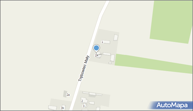 Trębowiec Mały, Trębowiec Mały, 1A, mapa Trębowiec Mały