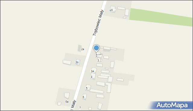Trębowiec Mały, Trębowiec Mały, 2, mapa Trębowiec Mały