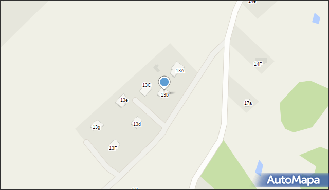 Trękus, Trękus, 13b, mapa Trękus