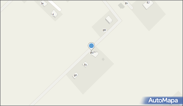 Trękus, Trękus, 8N, mapa Trękus