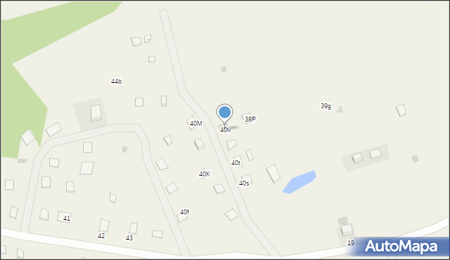 Trelkówko, Trelkówko, 40v, mapa Trelkówko