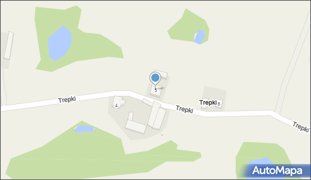 Trepki, Trepki, 5, mapa Trepki