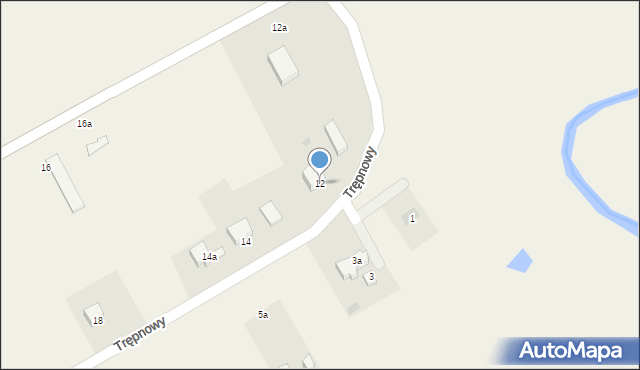 Trępnowy, Trępnowy, 12, mapa Trępnowy
