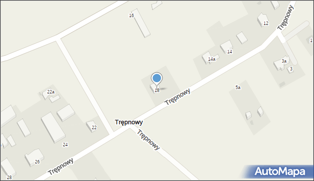 Trępnowy, Trępnowy, 18, mapa Trępnowy