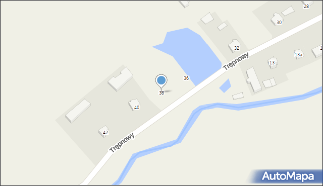 Trępnowy, Trępnowy, 38, mapa Trępnowy