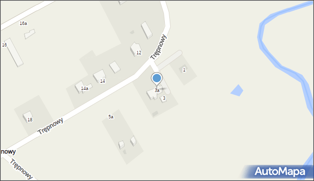Trępnowy, Trępnowy, 3a, mapa Trępnowy