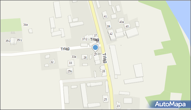 Trląg, Trląg, 27, mapa Trląg