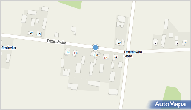 Trofimówka, Trofimówka, 12a, mapa Trofimówka