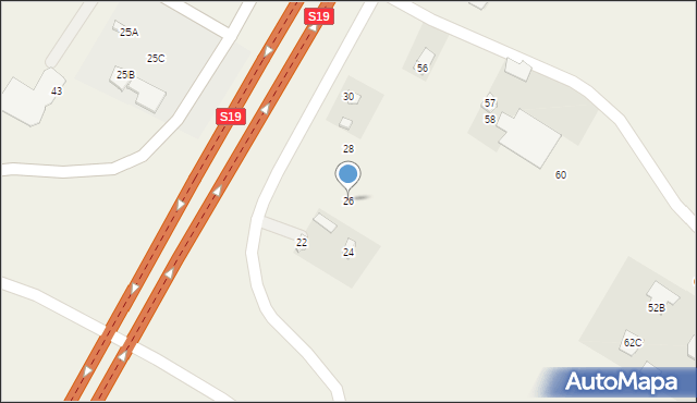 Trojaczkowice, Trojaczkowice, 26, mapa Trojaczkowice