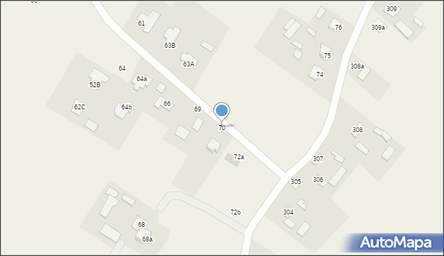 Trojaczkowice, Trojaczkowice, 70, mapa Trojaczkowice