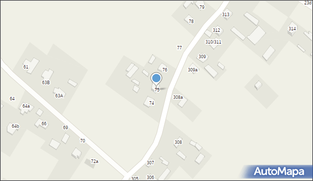 Trojaczkowice, Trojaczkowice, 75, mapa Trojaczkowice