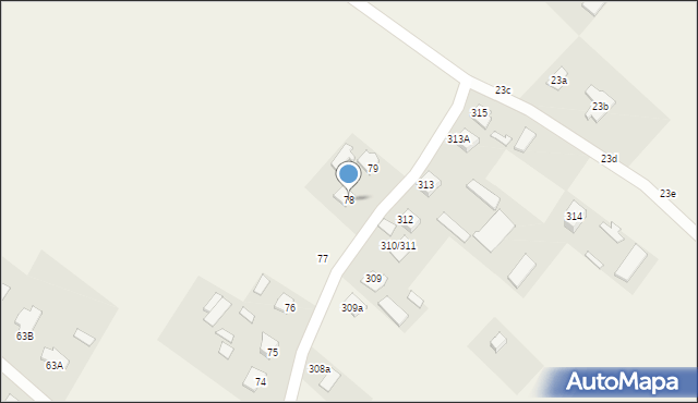 Trojaczkowice, Trojaczkowice, 78, mapa Trojaczkowice