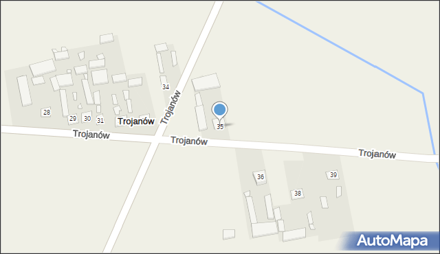 Trojanów, Trojanów, 35, mapa Trojanów