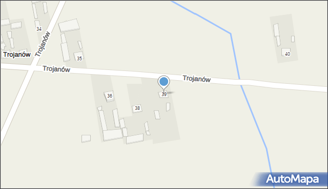 Trojanów, Trojanów, 39, mapa Trojanów