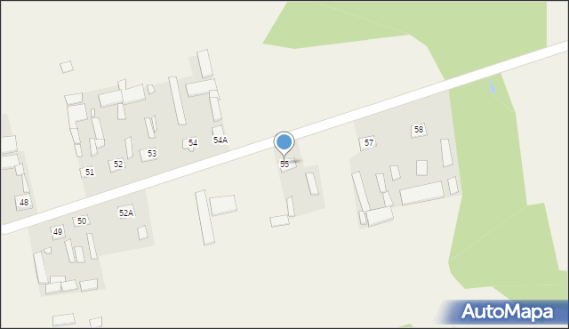 Trojanów, Trojanów, 55, mapa Trojanów